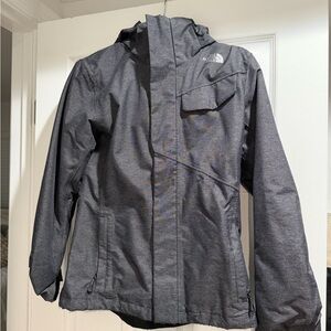 The North Face Charcoal Hooded Jacket